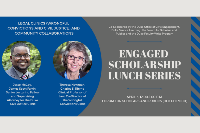 April 3 Engaged Scholarship Lunch Series